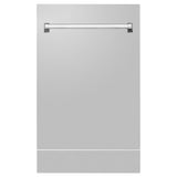 ZLINE 18" Tallac Dishwasher Panel in Stainless Steel with Traditional Handle (DPV-304-18)