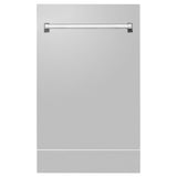ZLINE 18" Tallac Dishwasher Panel in Stainless Steel with Traditional Handle (DPV-304-18)