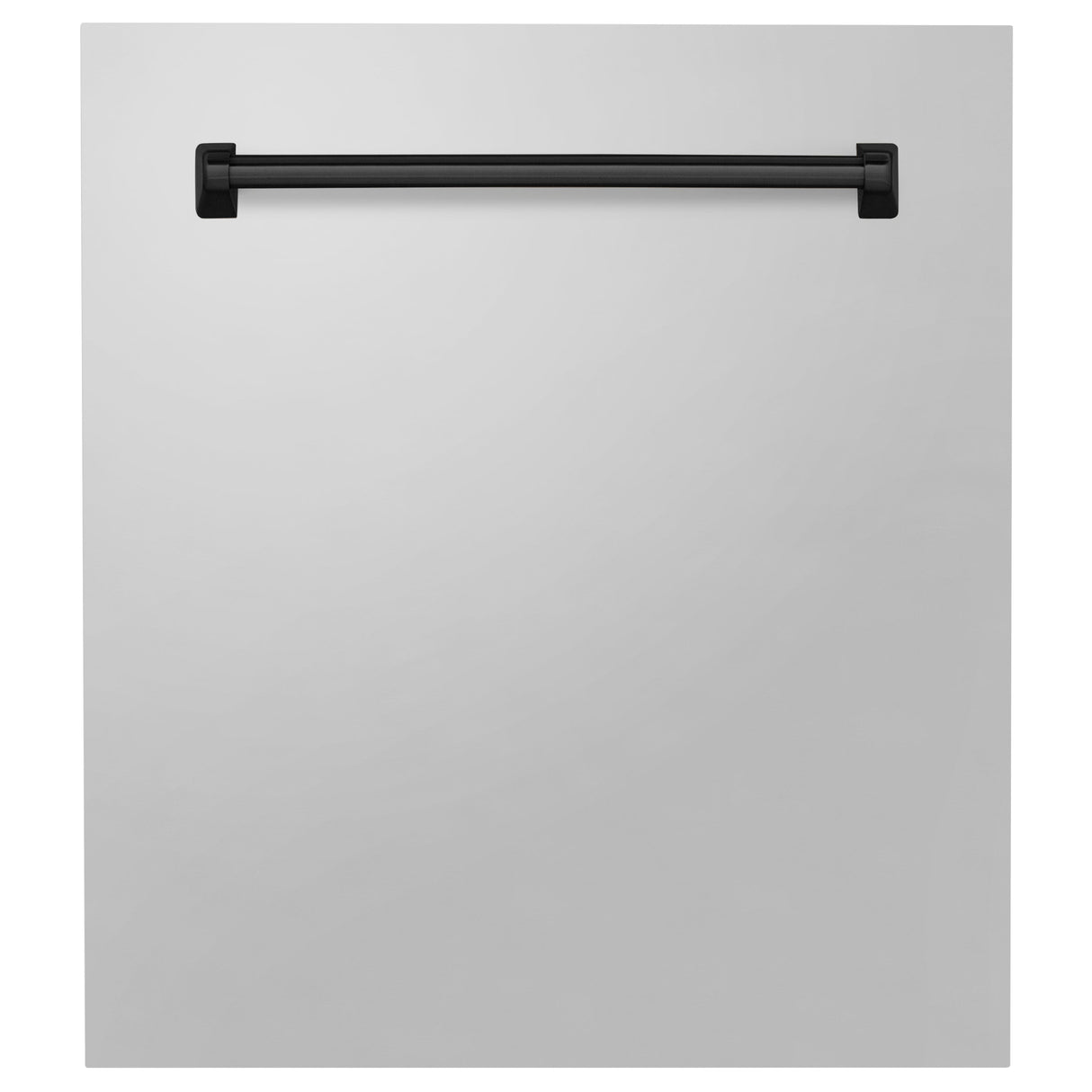ZLINE Autograph Edition 24" Tallac Dishwasher Panel in Stainless Steel with Matte Black Handle (DPVZ-304-24-MB)