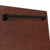 ZLINE 24" Monument Dishwasher Panel in Hand Hammered Copper with Traditional Handle (DPMT-HH-24)