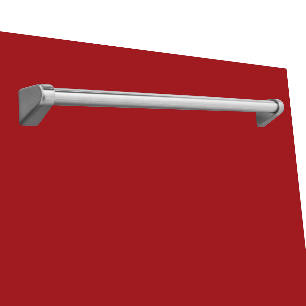 ZLINE 24" Monument Dishwasher Panel in Red Gloss with Traditional Handle (DPMT-RG-24)
