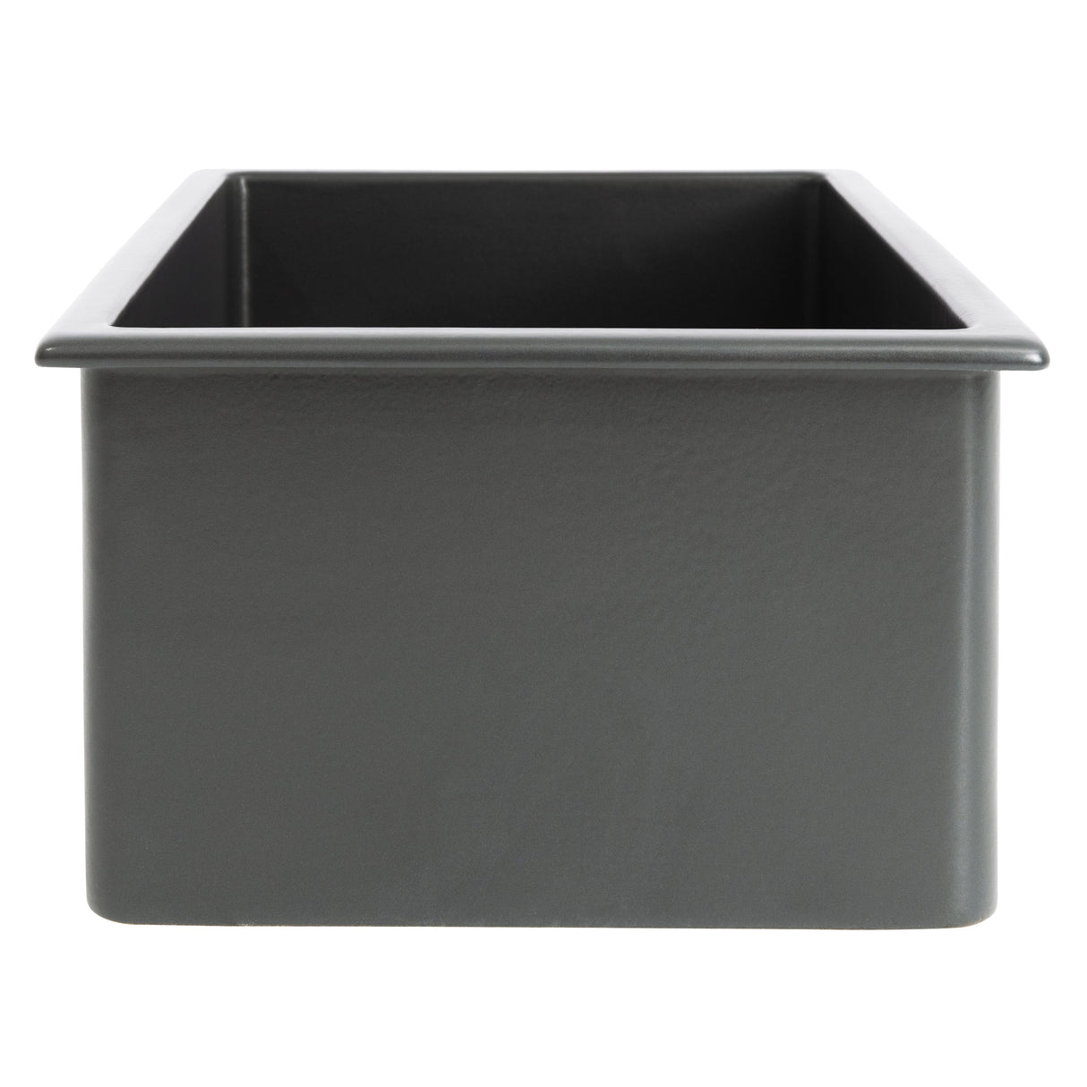 ZLINE 24 in. Rome Dual Mount Single Bowl Fireclay Kitchen Sink with Bottom Grid in Charcoal (FRC5123-CL-24)