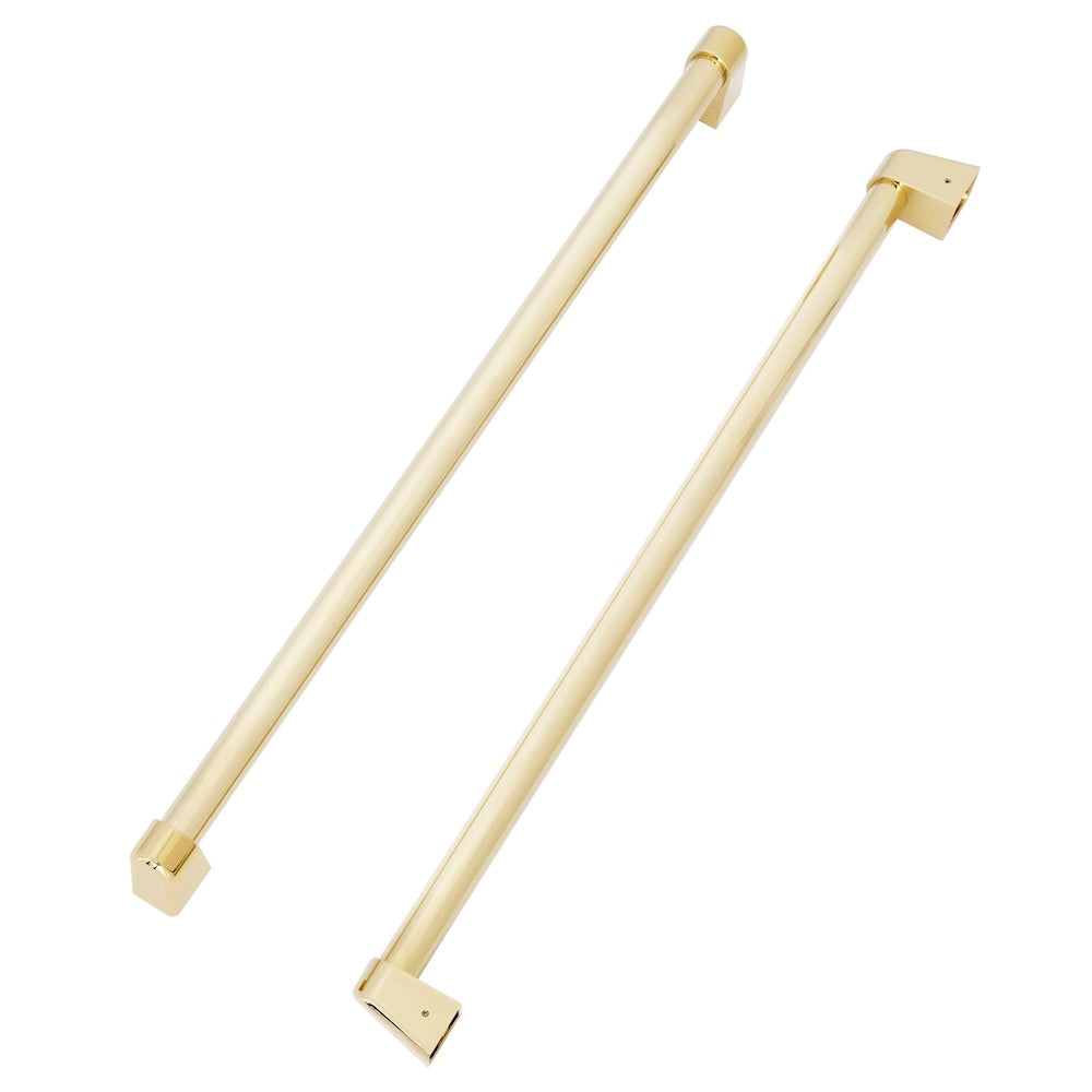 ZLINE Autograph Edition Polished Gold Traditional Handles (Set of 4) for Counter-Depth and Standard-Depth Refrigerators (RFMHZ-36-G)