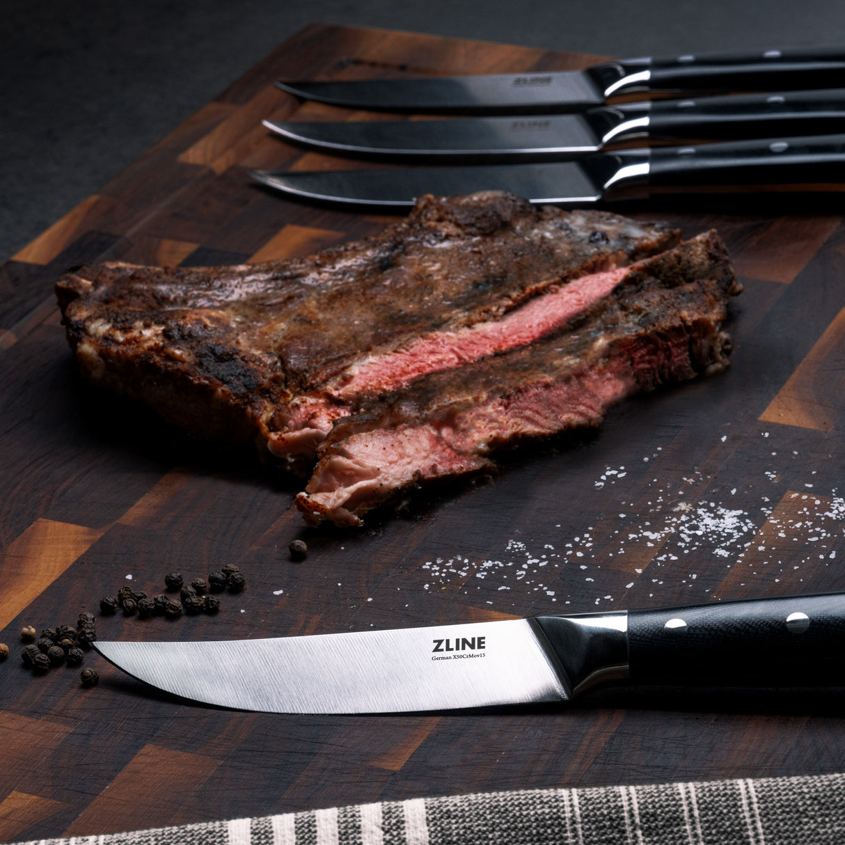 ZLINE 6-Piece Professional German Steel Steak Knife Set (STK-GS-6)