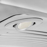 36" ZLINE CrownSound™Ducted Vent Island Mount Range Hood in Stainless Steel with Built-in Bluetooth Speakers (GL9iCRN-BT-36)