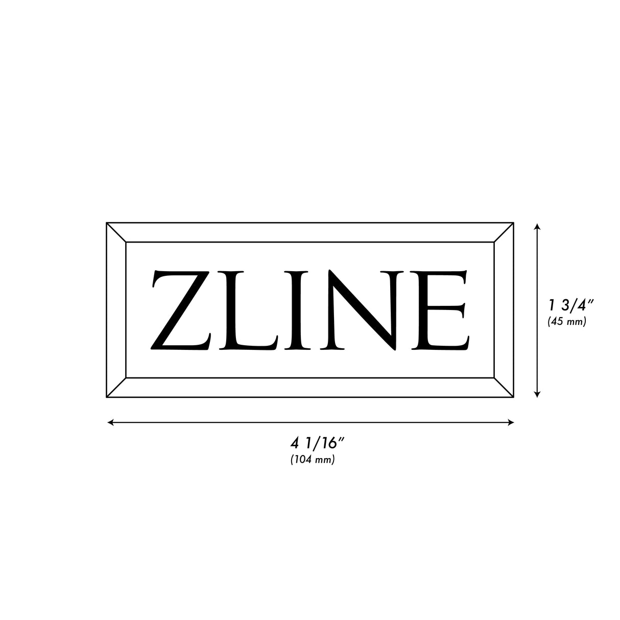 ZLINE Autograph Edition Badge Sample in Champagne Bronze (RAZ-BADGE-CB)