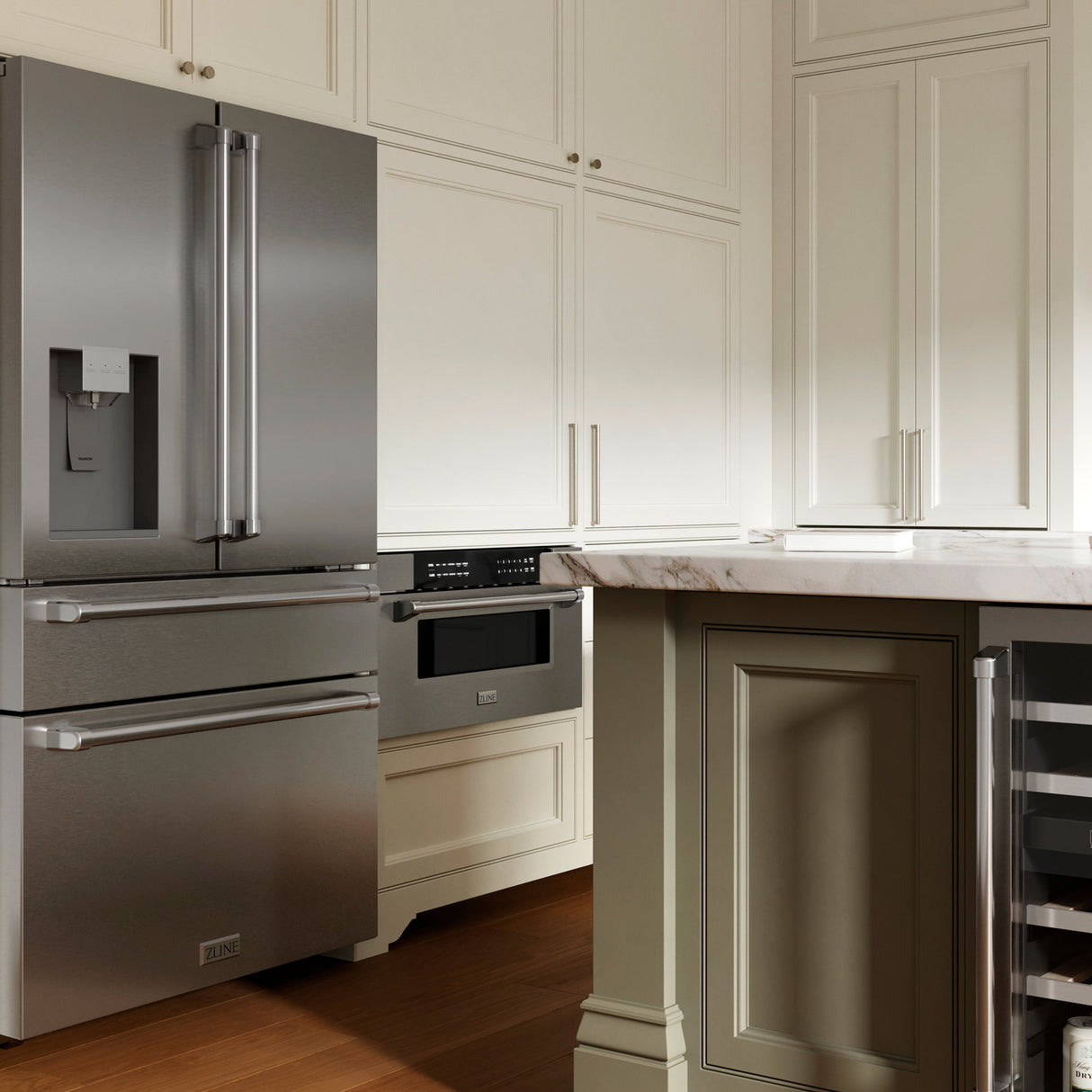 ZLINE 30 in. 1.2 cu. ft. Stainless Steel Built-In Microwave Drawer (MWD-30)