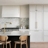 ZLINE 36 in. 19.6 cu. ft. Panel Ready French Door Built-In Bottom Freezer Refrigerator with Water Dispenser and Ice Maker with Stainless Steel Interior (SRBIV-36)