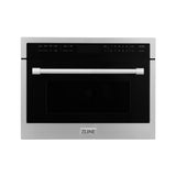 ZLINE 24" 1.6 cu ft. Built-in Convection Microwave Oven in Stainless Steel with Speed and Sensor Cooking (MWO-24)