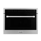 ZLINE 24" 1.6 cu ft. Built-in Convection Microwave Oven in Stainless Steel with Speed and Sensor Cooking (MWO-24)