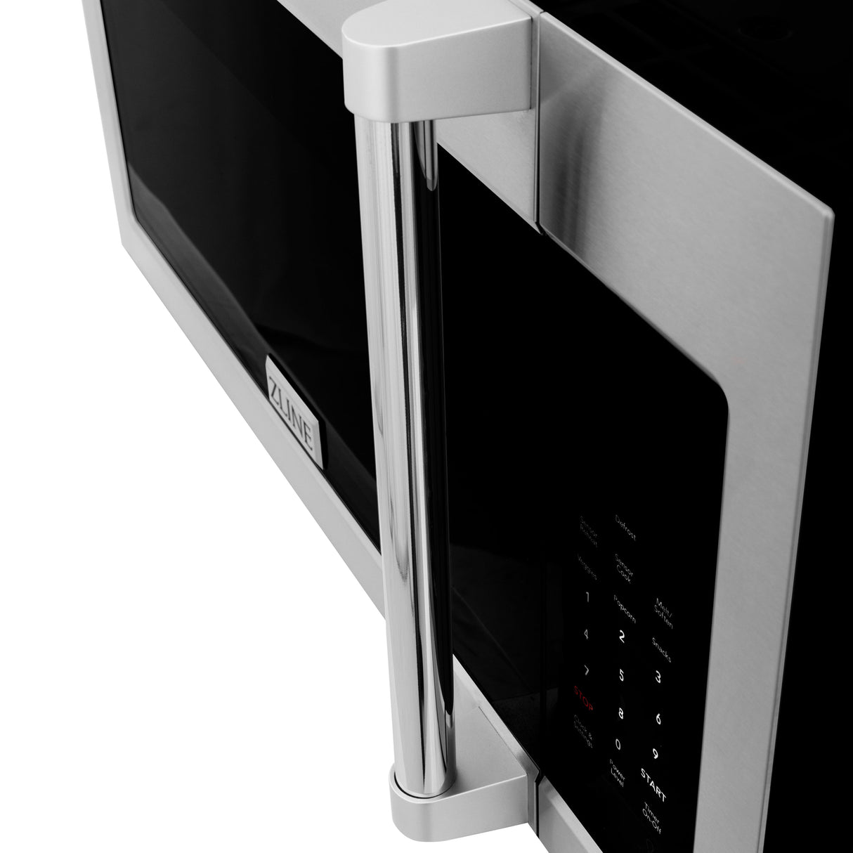 ZLINE 1.5 cu. ft. Over the Range Convection Microwave Oven in Stainless Steel with Traditional Handle and Sensor Cooking (MWO-OTR-H-30)