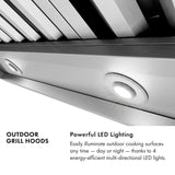ZLINE 48 in. Under Cabinet Outdoor Grill Hood (GOU1-48)
