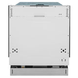 ZLINE 24 in. Panel Ready Top Control Dishwasher with Stainless Steel Tub, 52dBa (DW7713-24)