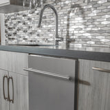 ZLINE 24 in. Stainless Steel Top Control Built-In Dishwasher with Stainless Steel Tub and Modern Style Handle (DW-304-24)