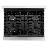 ZLINE 30 in. Paramount Gas Rangetop with 4 Burners and Porcelain Cooktop in Satin Stainless Steel (SRTS-30)
