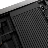 ZLINE 48 in. Autograph Edition Paramount Gas Rangetop with 8 Burners and Porcelain Cooktop in Satin Stainless Steel with Champagne Bronze Accents (SRTSZ-48-CB)