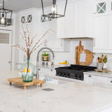 ZLINE 36 in. Legacy Gas Rangetop with 6 Brass Burners and Porcelain Cooktop in Black Stainless Steel (RTB-BR-36)