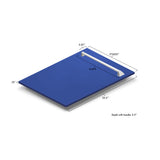 ZLINE 18" Tallac Dishwasher Panel in Blue Matte with Traditional Handle (DPV-BM-18)
