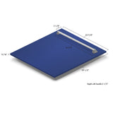 ZLINE 24" Monument Dishwasher Panel in Blue Matte with Traditional Handle (DPMT-BM-24)