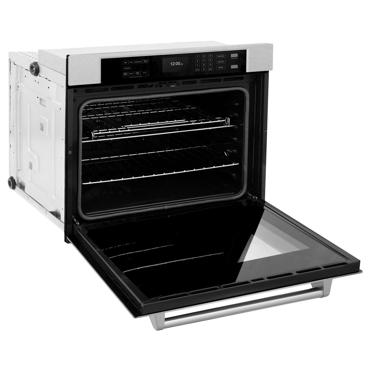 ZLINE 30 in. Professional True Convection Single Wall Oven with Air Fry and Self Clean in Satin Stainless Steel (WASS-30)