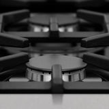 ZLINE 30 in. 4.0 cu. ft. Legacy Dual Fuel Range with Gas Cooktop and Electric Convection Oven in Satin Stainless Steel with 4 Brass Burners and Griddle (RAS-SN-BR-GR-30)