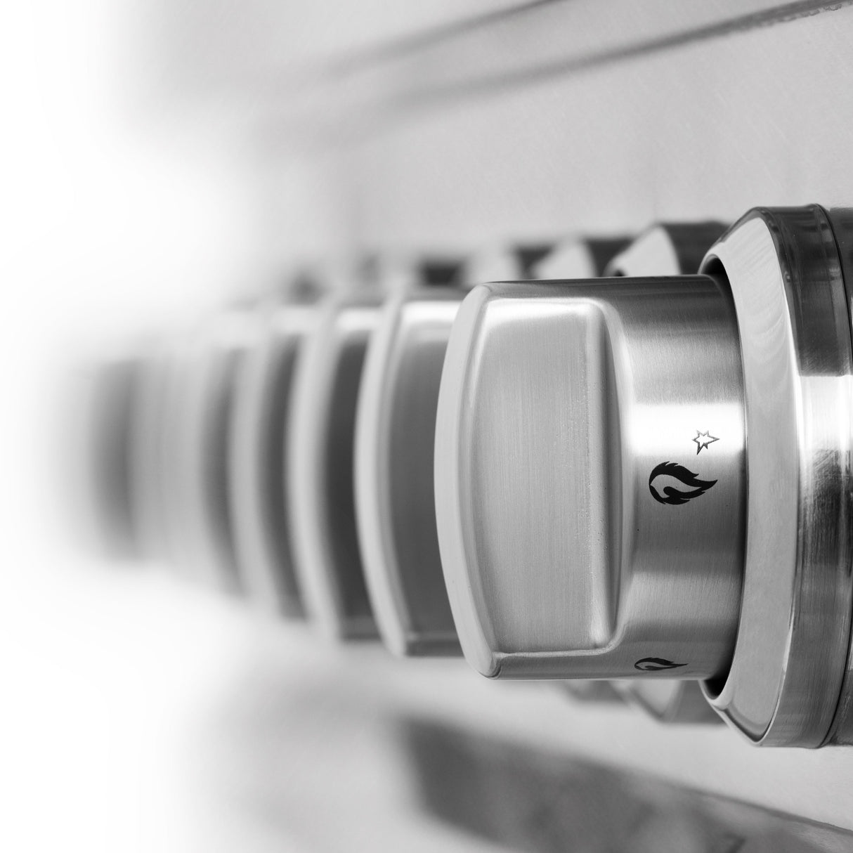 ZLINE 36 in. 4.6 cu. ft. Legacy Dual Fuel Range with 6 Burner Gas Cooktop and Electric Convection Oven in Satin Stainless Steel with Griddle (RAS-SN-GR-36)