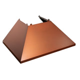 30" Ducted Fingerprint Resistant Stainless Steel Range Hood with Copper Shell (8654C-30)