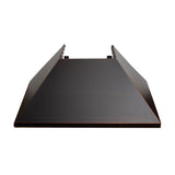36" Ducted Fingerprint Resistant Stainless Steel Range Hood with Oil Rubbed Bronze Shell (8654ORB-36)