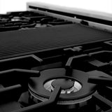 ZLINE 48 in. 6.0 cu. ft. Legacy Dual Fuel Range with 7 Burner Gas Cooktop and 2 Electric Ovens in Satin Stainless Steel (RAS-SN-48)