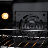 ZLINE 36 in. 5.2 cu. ft. Paramount Dual Fuel Range with Gas Cooktop and Electric Convection Oven in Satin Stainless Steel with 6 Brass Burners (SDRS-BR-36)