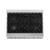 ZLINE 36 in. Legacy Gas Rangetop with 6 Burners and Porcelain Cooktop in Satin Stainless Steel (RTS-36)