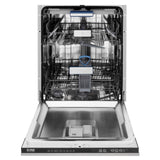 ZLINE 24 in. Tallac Series 3rd Rack Tall Tub Dishwasher with Satin Stainless Steel Panel and Stainless Steel Tub, 51dBa (DWV-SN-24)
