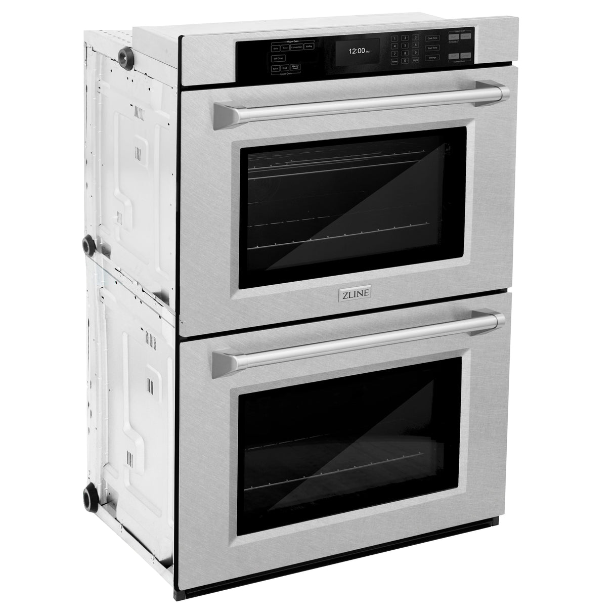 ZLINE 30 in. Professional True Convection Double Wall Oven with Air Fry and Self Clean in Satin Stainless Steel (WADS-30)
