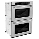 ZLINE 30 in. Professional True Convection Double Wall Oven with Air Fry and Self Clean in Satin Stainless Steel (WADS-30)
