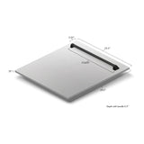 ZLINE Autograph Edition 24" Tallac Dishwasher Panel in Stainless Steel with Matte Black Handle (DPVZ-304-24-MB)