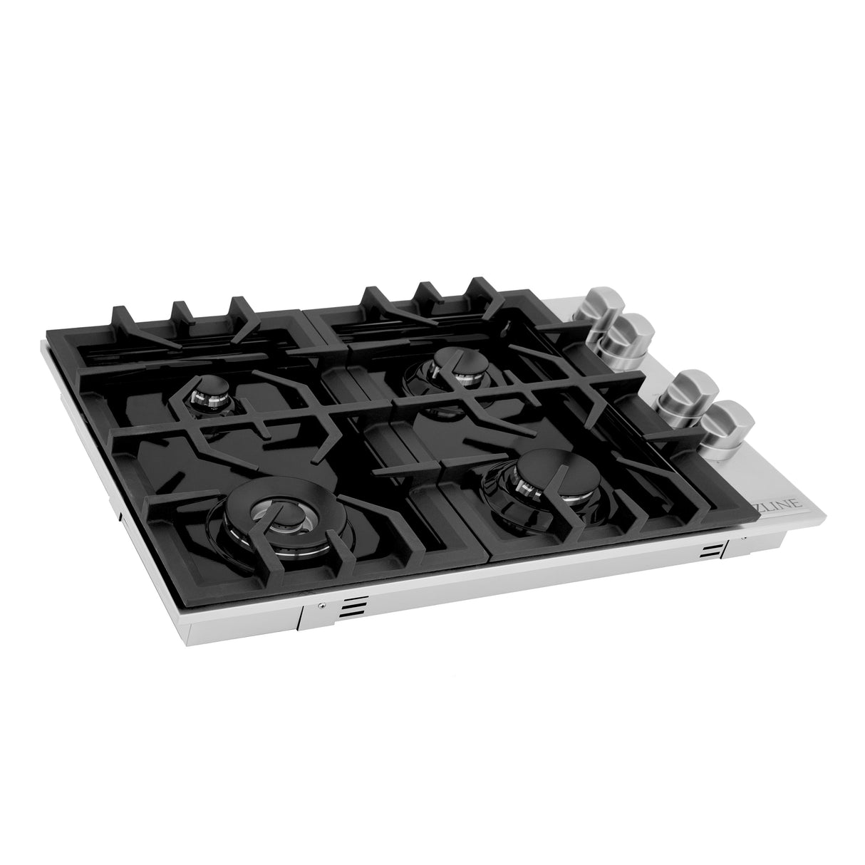 ZLINE 30" Gas Cooktop with 4 Gas Burners and Black Porcelain Top (RC30-PBT)