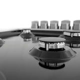 ZLINE 36" Gas Cooktop with 6 Gas Burners and Black Porcelain Top (RC36-PBT)