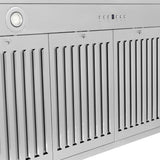 ZLINE 48 in. Autograph Edition Convertible Stainless Steel Range Hood with Stainless Steel Shell and Matte Black Accents (KB4STZ-48-MB)