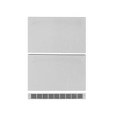 ZLINE 24 In. Touchstone Refrigerator Drawer Panels in Satin Stainless Steel (RDPO-SN-24)