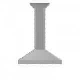 ZLINE 36 in. Designer Series Satin Stainless Steel Island Range Hood (KB2i-4SSXS-36)