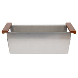 ZLINE 33 in. Garmisch Undermount Single Bowl Satin Stainless Steel Kitchen Sink with Bottom Grid and Accessories (SLS-33S)