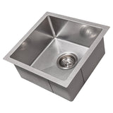 ZLINE 15 in. Boreal Undermount Single Bowl Satin Stainless Steel Bar Kitchen Sink (SUS-15S)