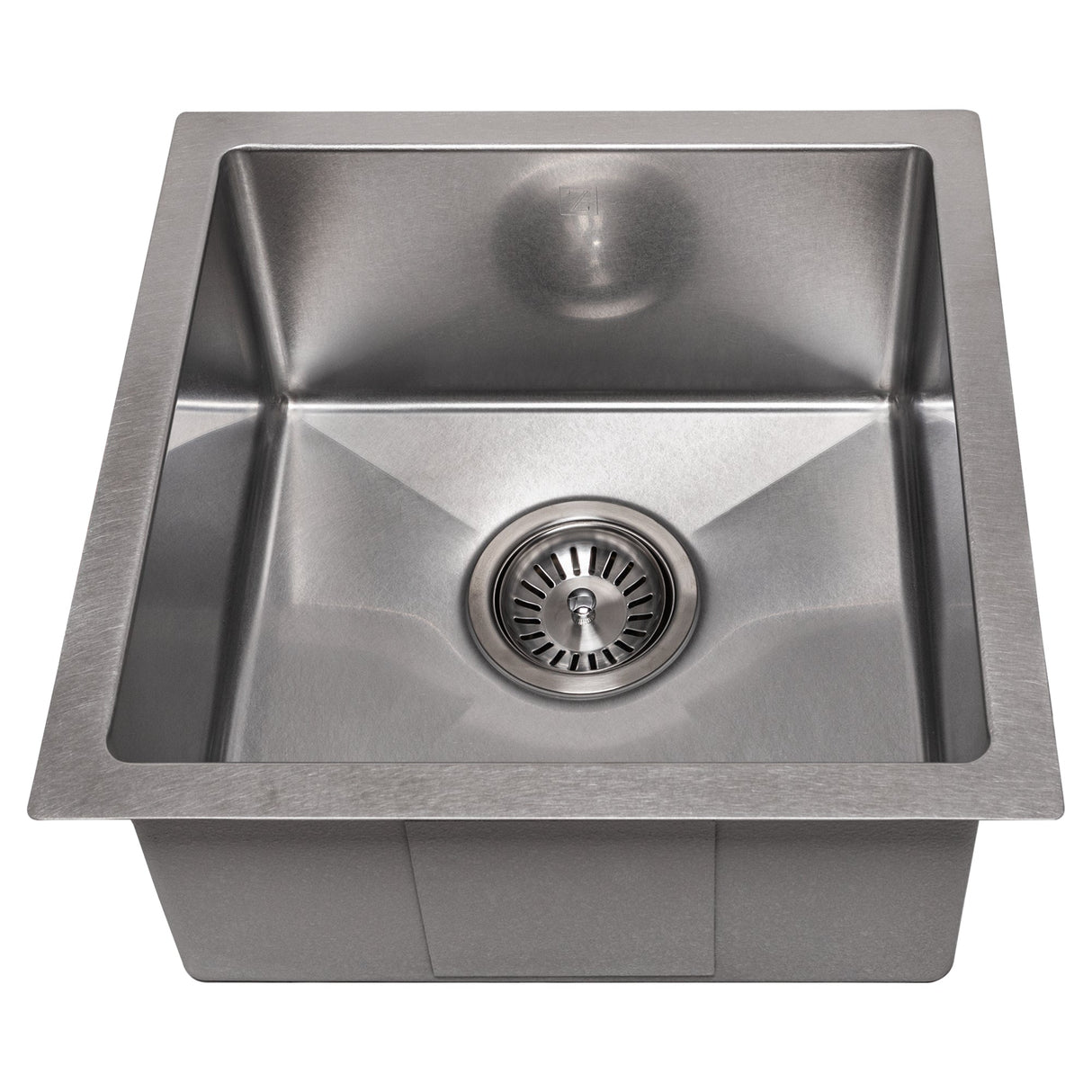ZLINE 15 in. Boreal Undermount Single Bowl Satin Stainless Steel Bar Kitchen Sink (SUS-15S)