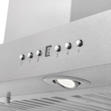 ZLINE 48 in. Ducted Wall Mount Range Hood in Satin Stainless Steel (8KES-48)