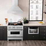 ZLINE 36" Fingerprint Resistant Stainless Steel Range Hood (8654SN-36)