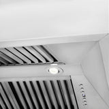 ZLINE 48" Fingerprint Resistant Stainless Steel Range Hood (8654SN-48)