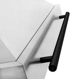 ZLINE Autograph Edition 48" Fingerprint Resistant Stainless Steel Range Hood with Matte Black Handle (8654SNZ-48-MB)