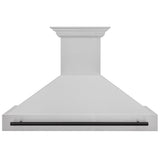 ZLINE Autograph Edition 48" Fingerprint Resistant Stainless Steel Range Hood with Matte Black Handle (8654SNZ-48-MB)