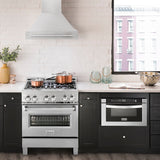 ZLINE 30" Fingerprint Resistant Stainless Steel Range Hood (8654SNX-30)