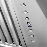 ZLINE 48" Designer Series Wall Mount Range Hood in Fingerprint Resistant Stainless Steel (8656S-48)